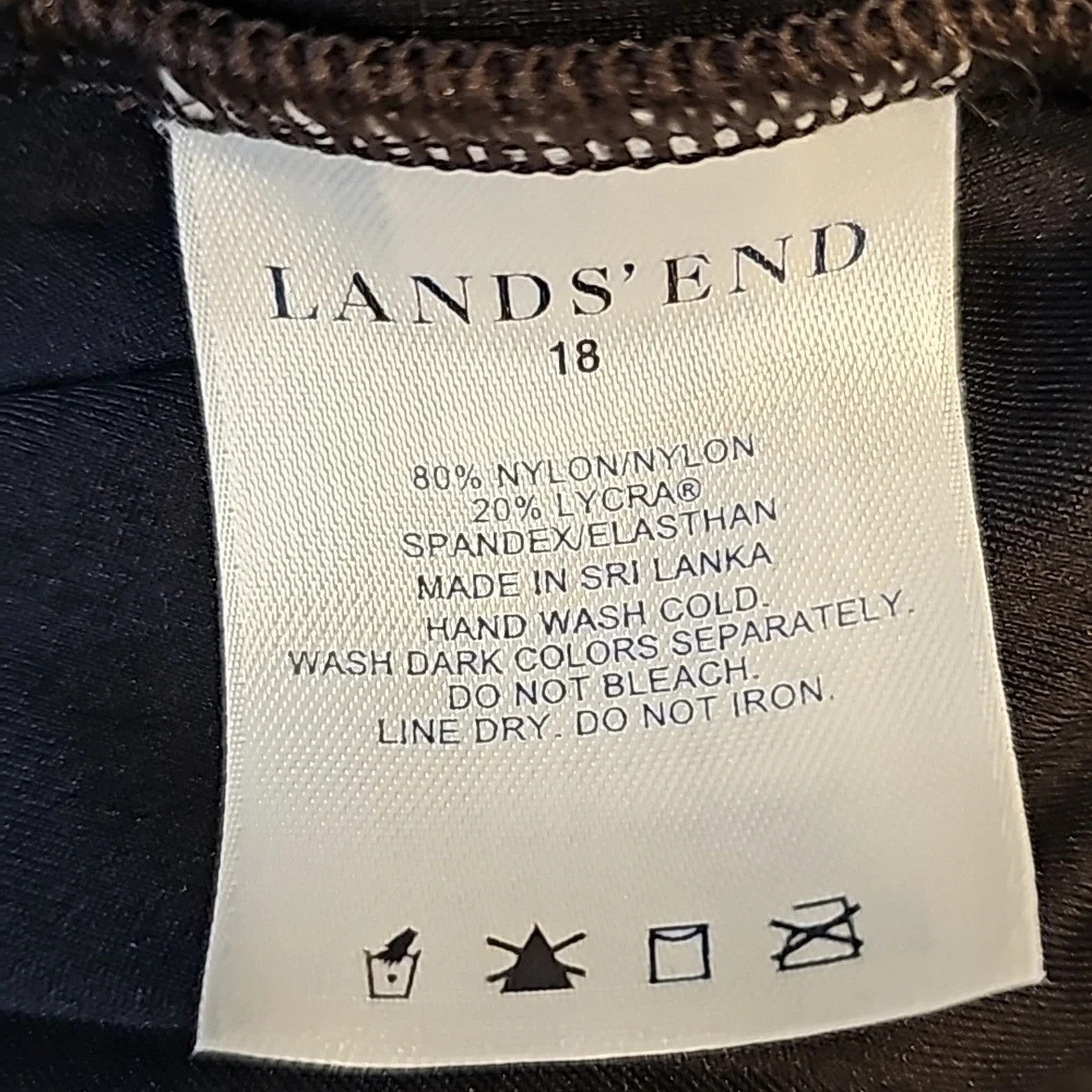 Lands' End Brown Swimsuit - Picture 5 of 5